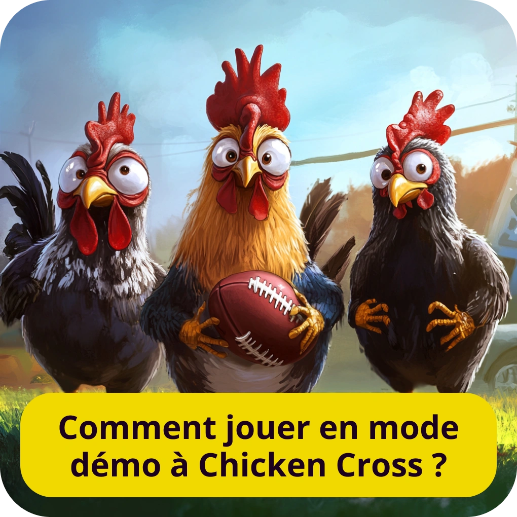 Comment jouer en mode démo à Chicken Cross ?