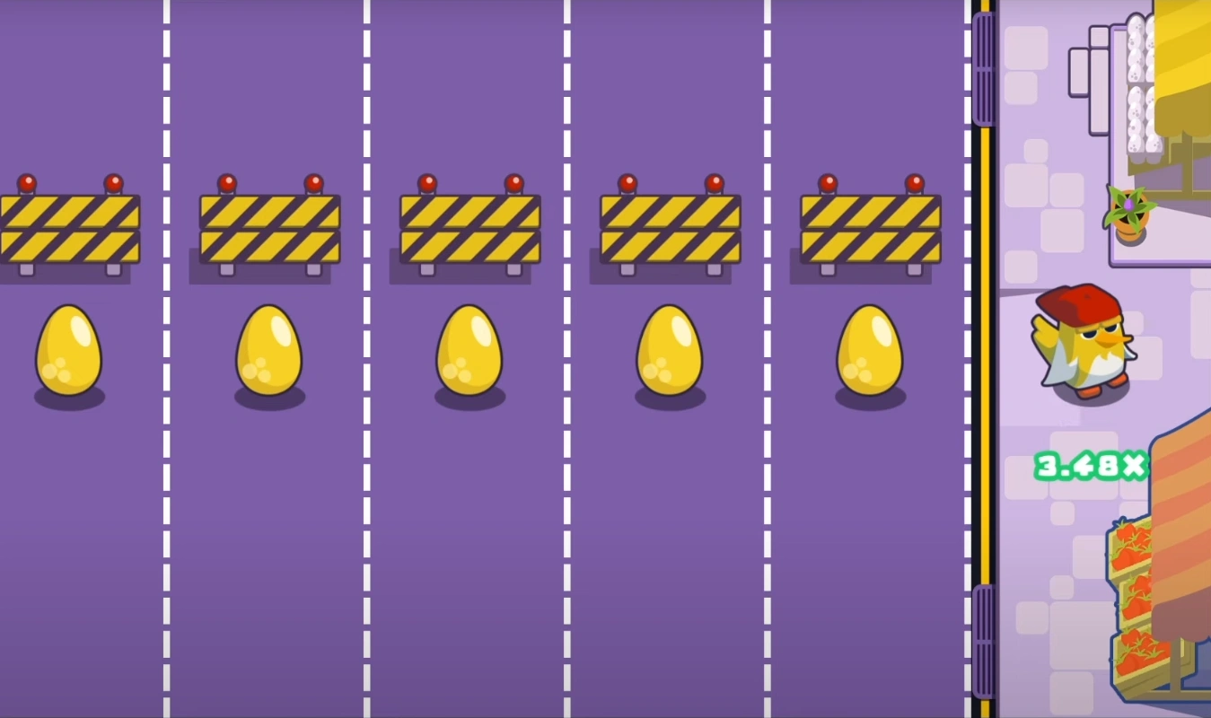 Comment fonctionne Chicken Cross : règles de base